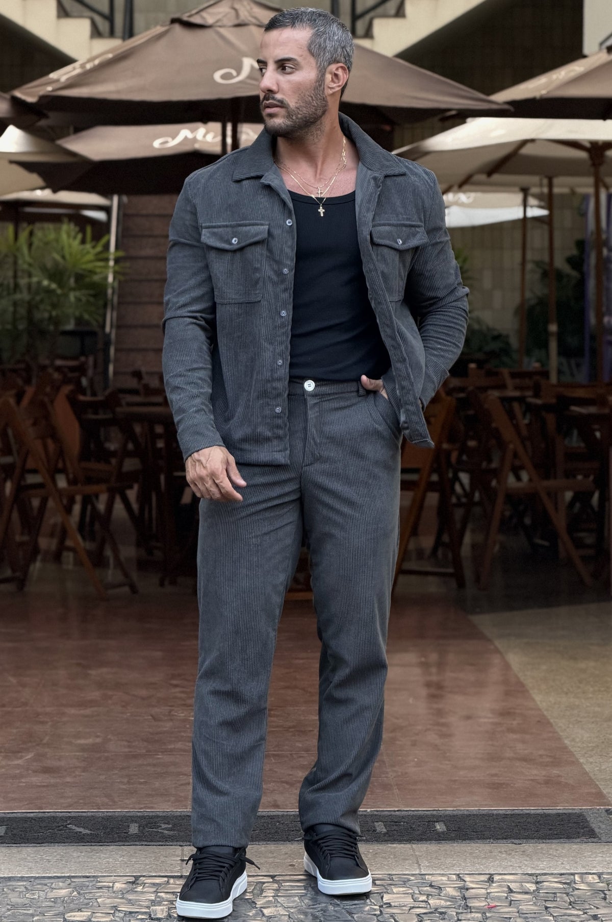 Conjunto Cotelê Rocco - Up