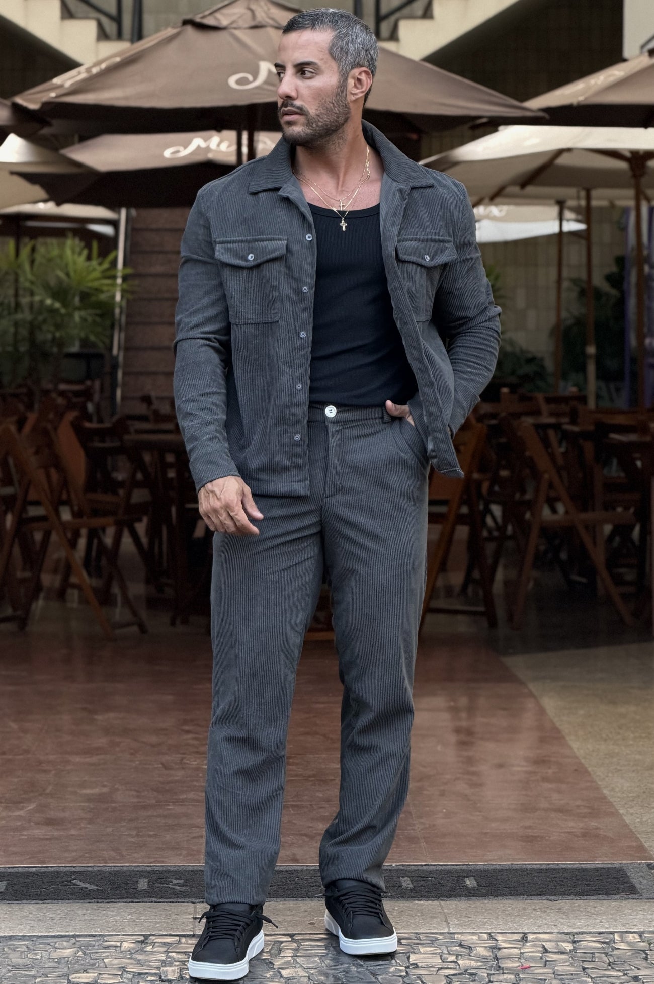 Conjunto Cotelê Rocco - Up