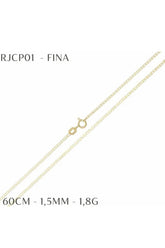 Corrente Diamantada em ouro 18k