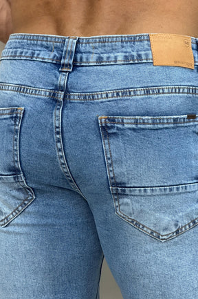 Jeans Delavê Slim - Up