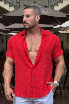 Camisa Rústica Manga Curta - Up