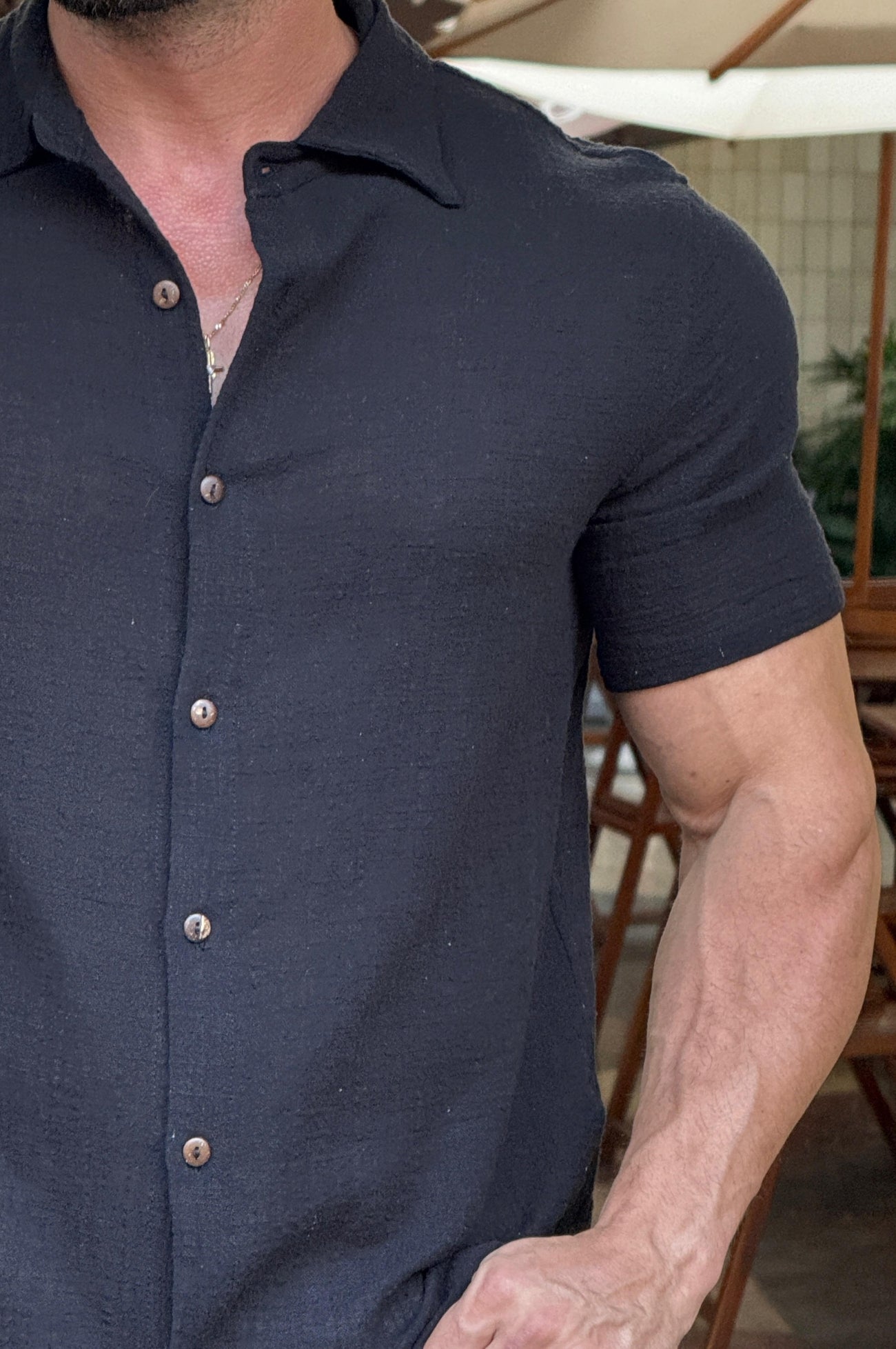 Camisa Rústica Manga Curta - Up