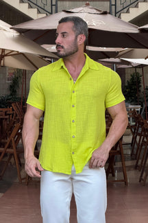 Camisa Rústica Manga Curta - Up