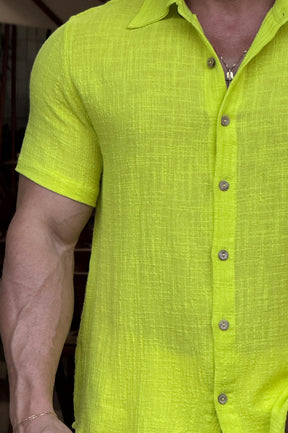 Camisa Rústica Manga Curta - Up