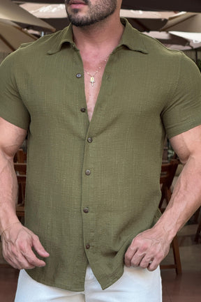 Camisa Rústica Manga Curta - Up