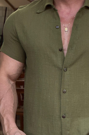 Camisa Rústica Manga Curta - Up