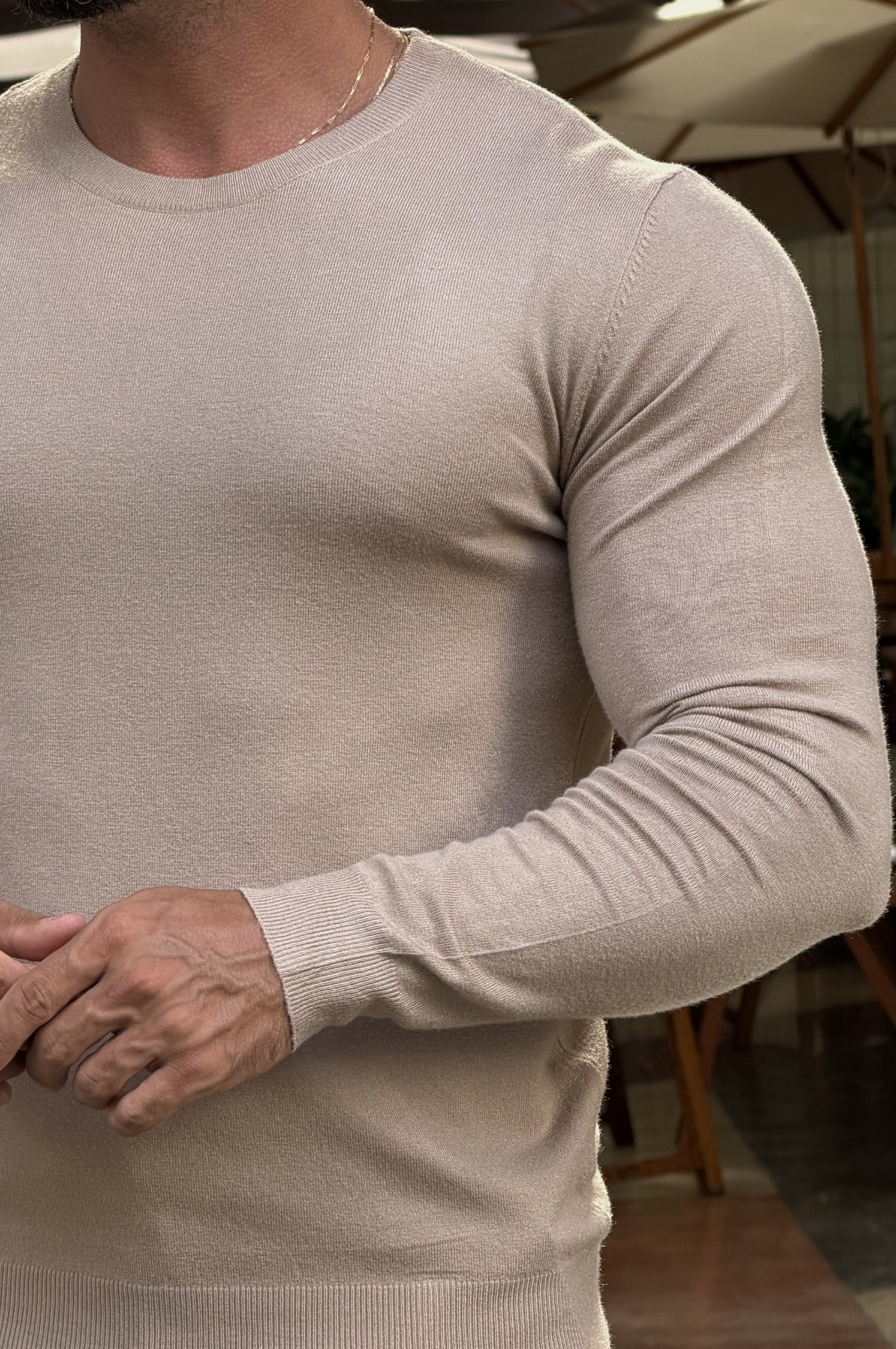 Tricô Alfa Slim Fit  - Up