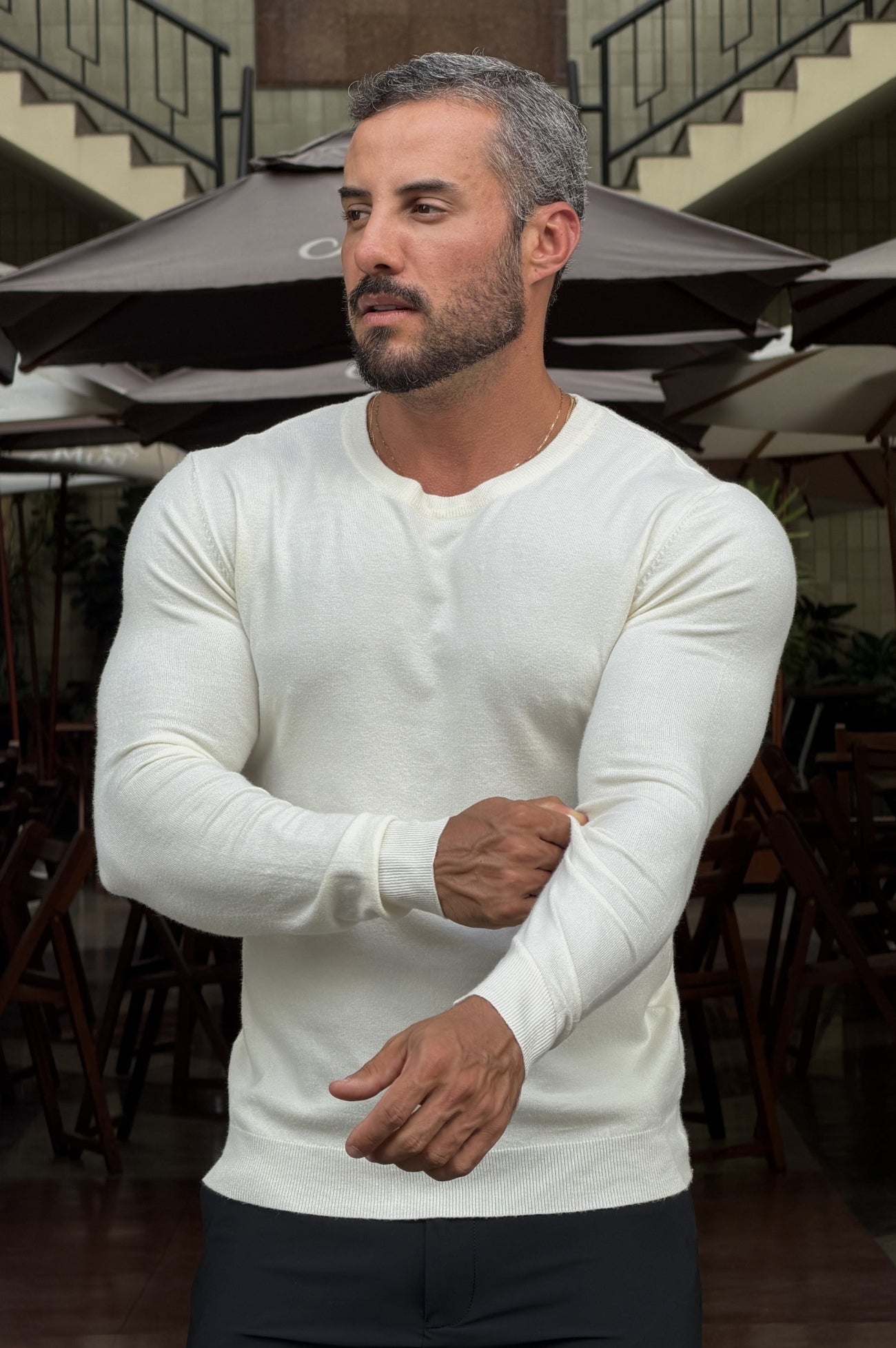 Tricô Alfa Slim Fit  - Up